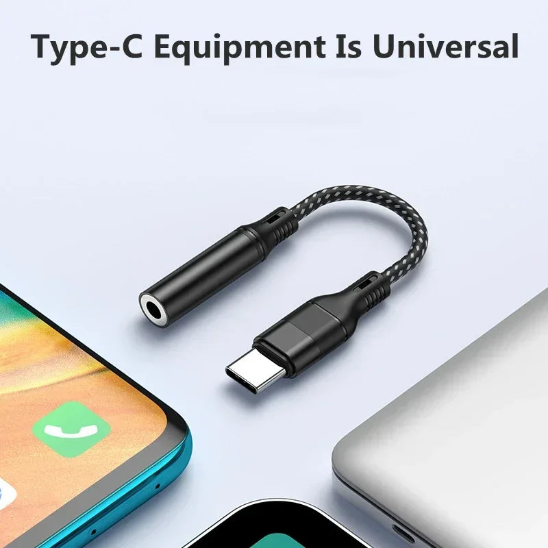 Suitable for Samsung Type-C conversion 3.5 socket headphones Note10/20/S20/S21 adapter cable DAC Blue News