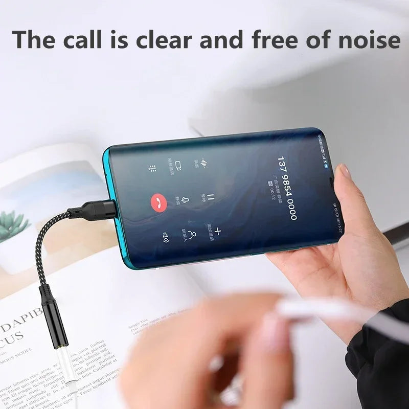Suitable for Samsung Type-C conversion 3.5 socket headphones Note10/20/S20/S21 adapter cable DAC Blue News